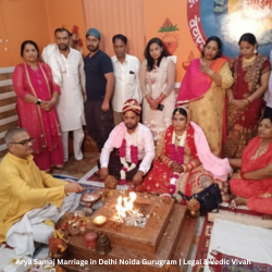 Vedic Arya Samaj Marriage Rituals and Saptapadi Gurgaon