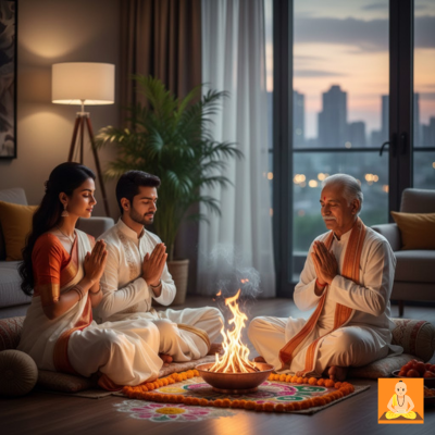 Arya Samaj Pandit Ji in Delhi for Namkaran Puja